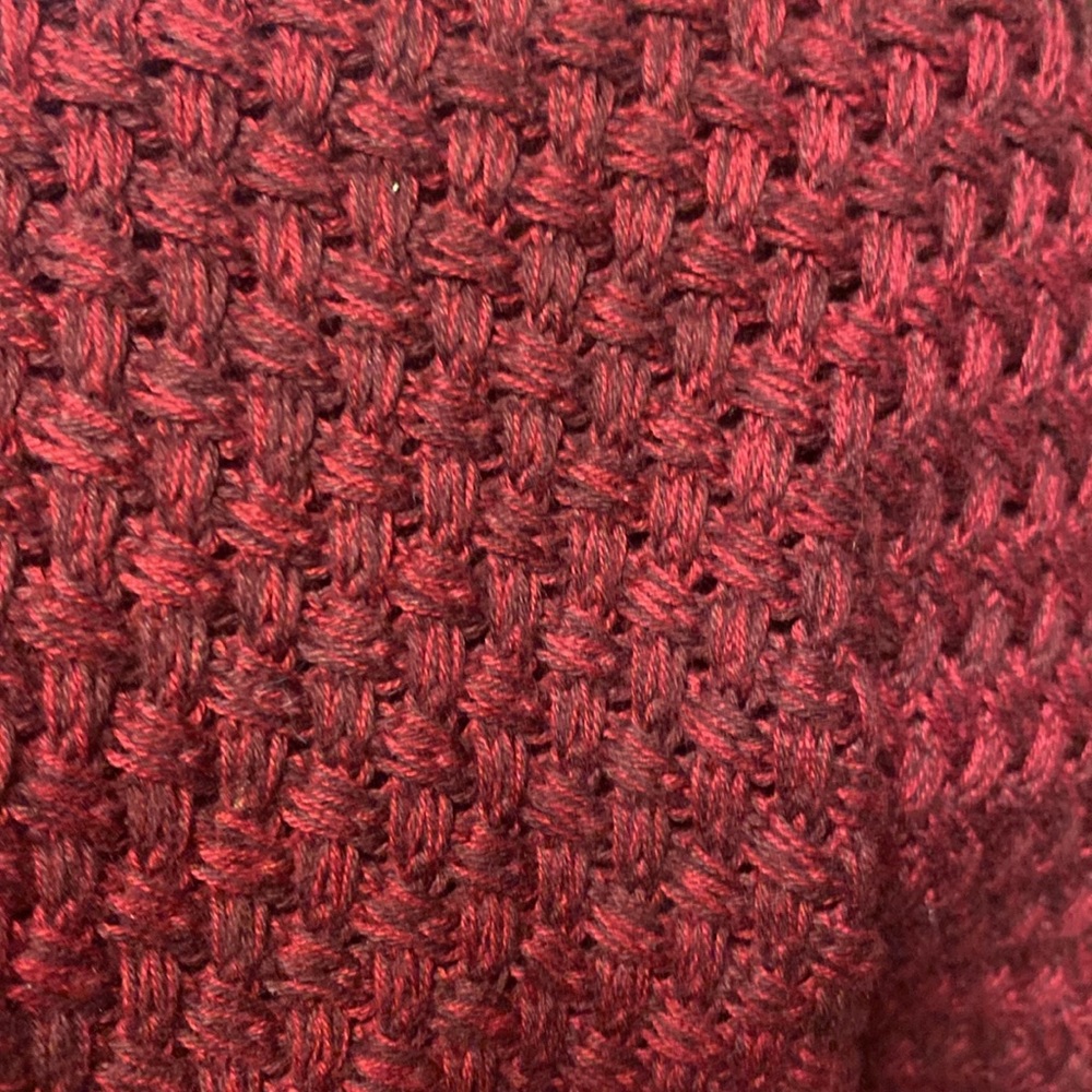 Maroon knit Long Sweater - Picture 10 of 10